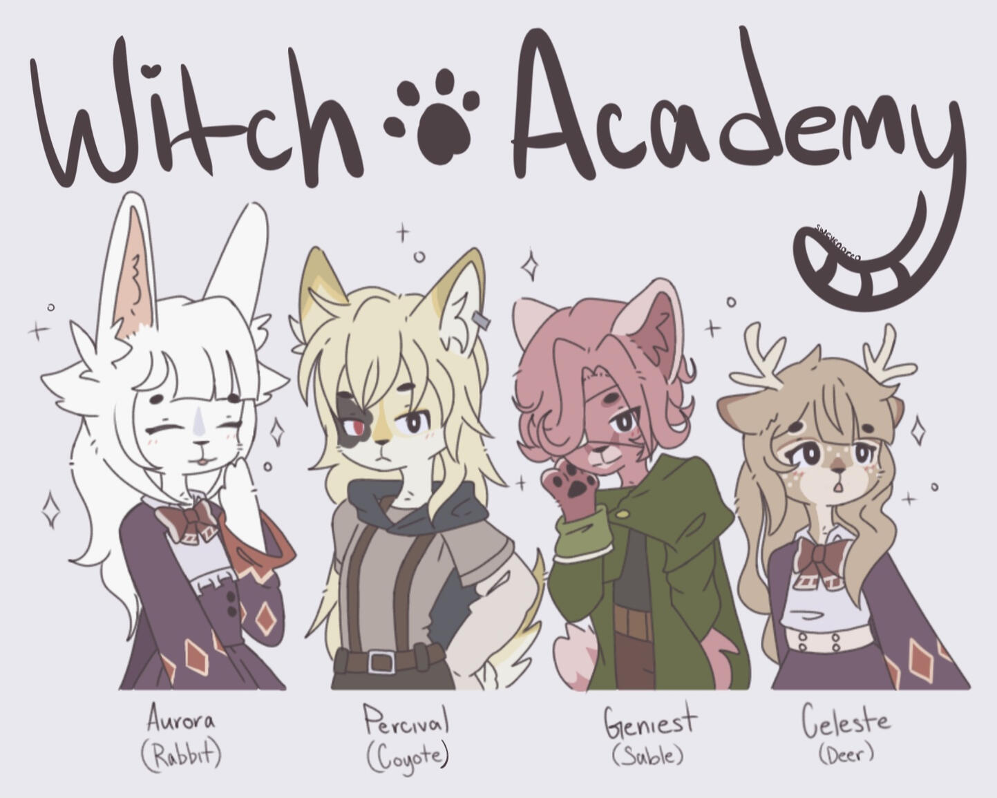 Witch Academy as Animals